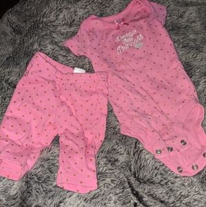 baby girl matching set